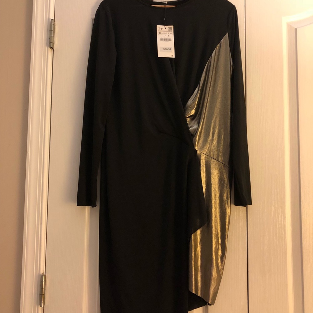 New with tags asymmetrical Zara dress